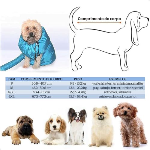 Capa de Secagem Rápida para Cachorro Lorben Saco Secador Pet (M)