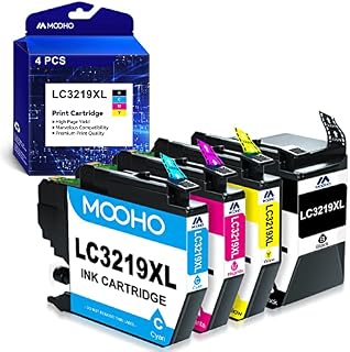 Mooho LC3219XL LC3217 Ink Cartridge Compatible for Brother LC3219 LC3219-XL for MFC-J5335DW MFC-J5930DW MFC-J6930DW MFC-J5330DW MFC-J5730DW MFC-J6935DW MFC-J6530DW(4 Pack)