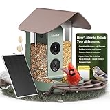 Beako™ Smart Bird Feeder with Camera No Subscription,...