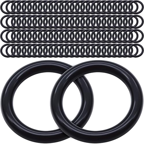 Image of 100PCS 11105 O-Ring, OEM Size Nitrile Rubber Seal, Compatible with V-Twin Cruiser & Touring Style Motorcycles - Engine, Transmission & Primary Drive - Leak Proof & Vibration Resistant (Black)
