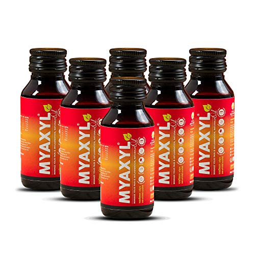 Image of Kerala Ayurveda Myaxyl Oil | Ayurvedic Pain Relief Oil for Back Pain, Knee Pain, Joint & Muscle Pain | Fast-Absorbing, Non-Greasy Formula | 60ml (Pack of 6)