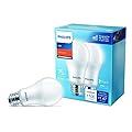 Philips A19 E26 (Medium) LED Bulb Soft White 75 Watt Equivalence 2 pk
