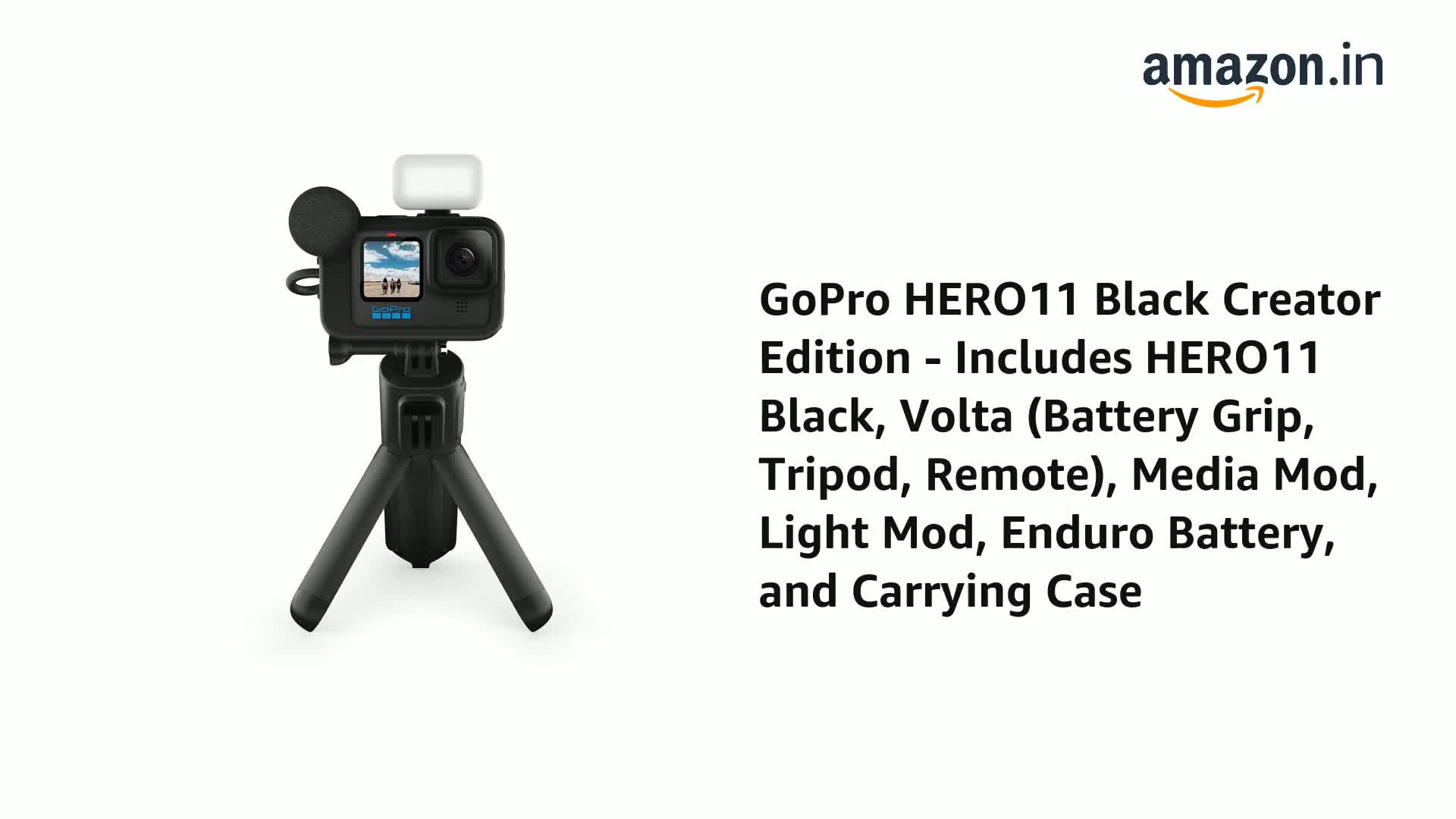 GoPro Hero11 Black Creator Edition-Includes Hero11 Black,Volta