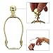 Tool parts 1 Set 5 Inch Lamp Harp Kit With Finial Lamp Shade Bracket Holder Gold Tone