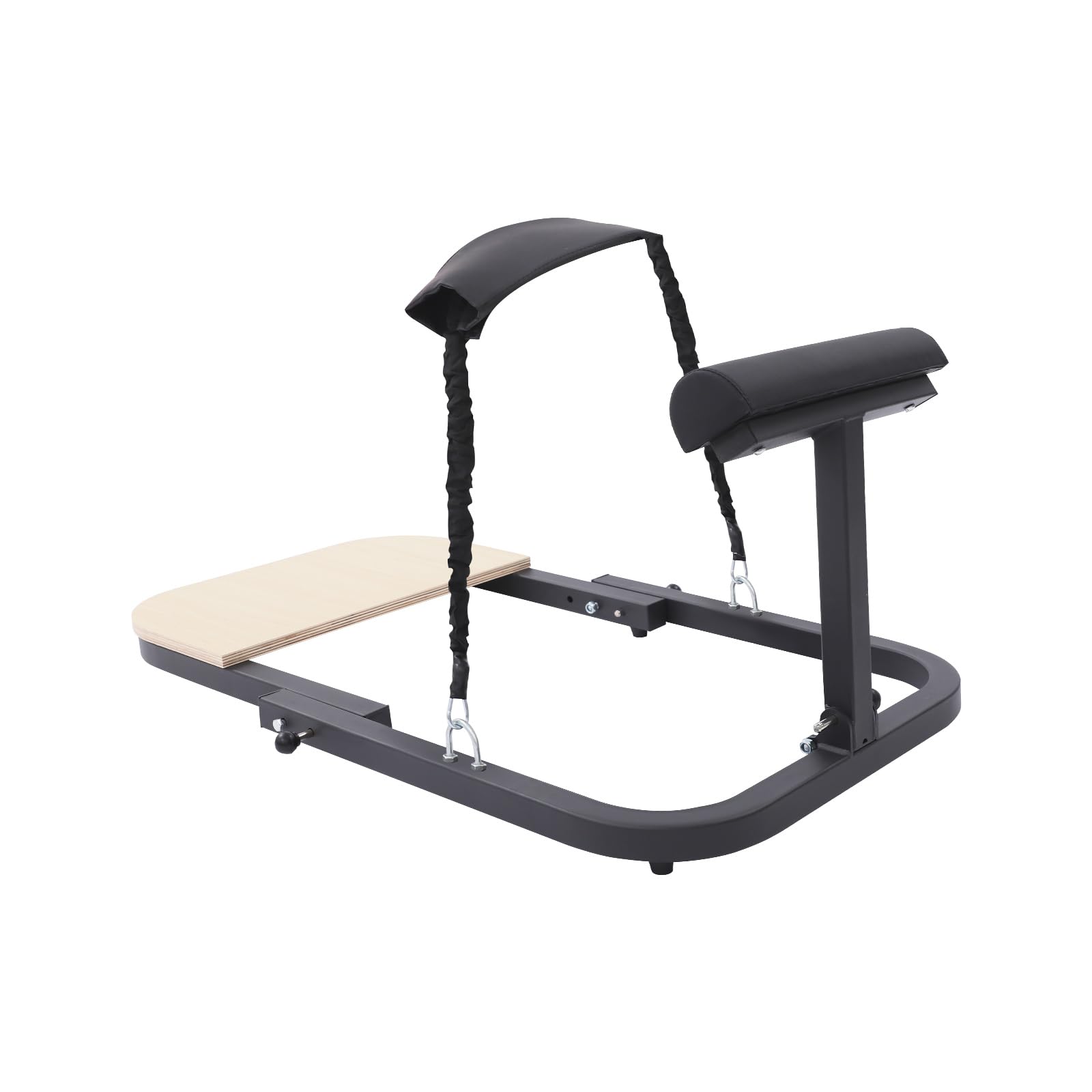 Hip Thrust Trainer, Klappbar Glute Trainer bis 150kg mit Widerstandsband Glute Bridge-Trainer Home Gym Fitnessgerät mit ca. 14kg und 28kg Widerstand