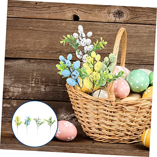 4pcs Easter Branches Leaves Decorative Party Props miniatura 6