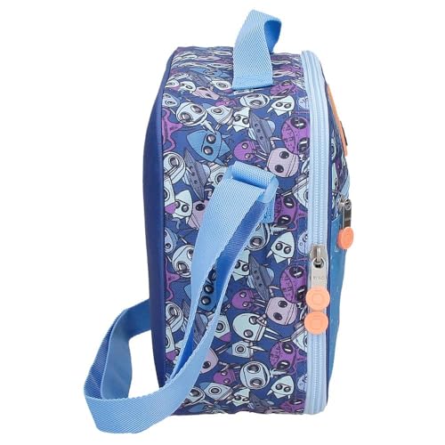 Enso New Friends Messenger Bag Food Carrier Thermal Blue 25x21x11cm Polyester2