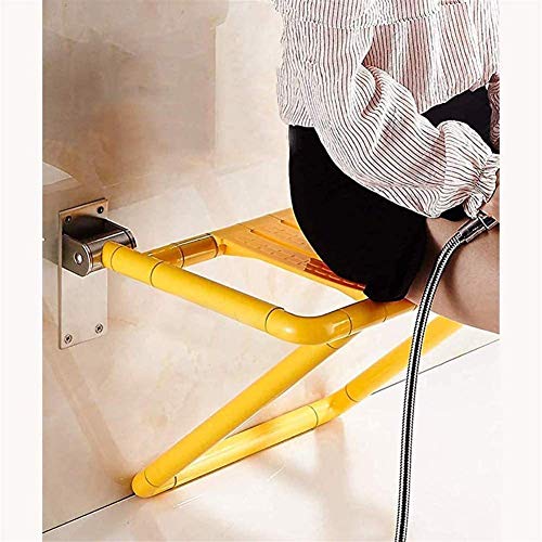 Taburetes,Asiento De Ducha Plegable Taburetes De Ducha Baño Montado En La Pared Taburete De Seguridad Silla Silla De Baño Cambio De Zapatos Banco Banco De Ducha para Ducha Interior,Blanco