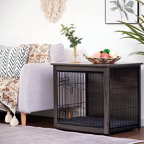 DWANTON Dog Crate Furniture with Cushion — alternate color or size variant on Amazon