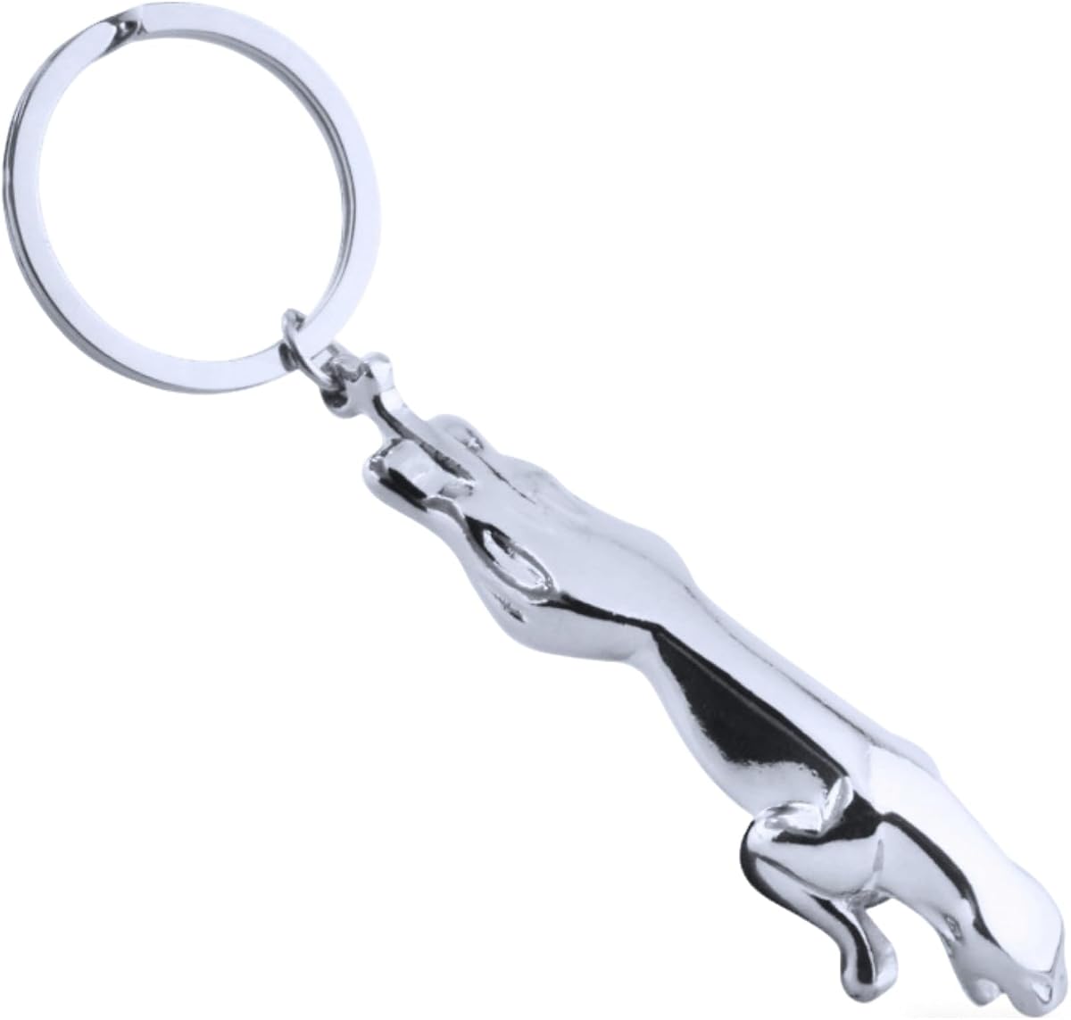 Cheetah Design Metal Keychain, 1 Pack | Zinc Alloy, Motorcycle and Car Key Ring, Bag Charm Accessory, For Keys and Personal Belongings
