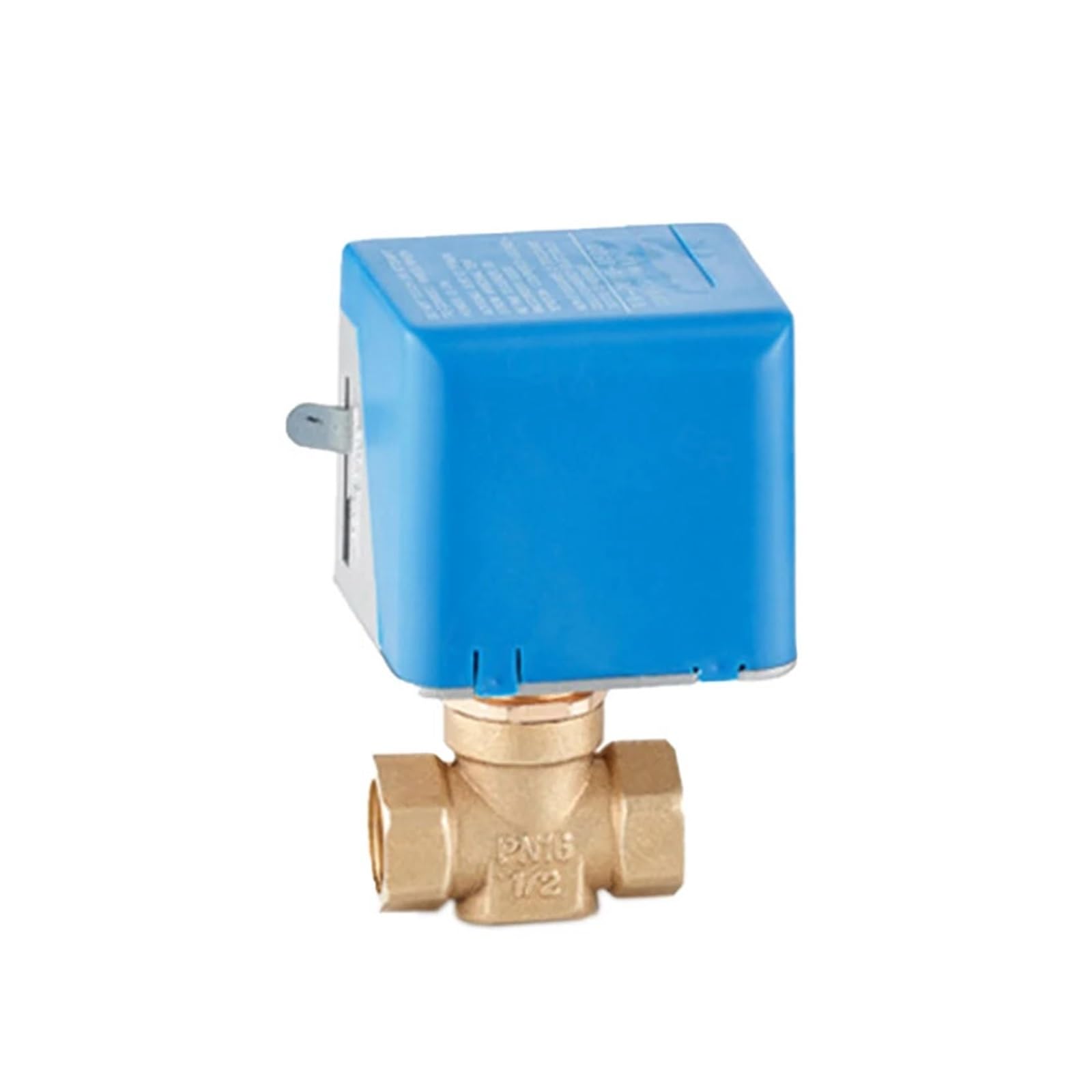 Valvola di arresto elettrica in ottone da 1/2 "Valvola di arresto a due vie AC220V a 2 fili(110VAC)