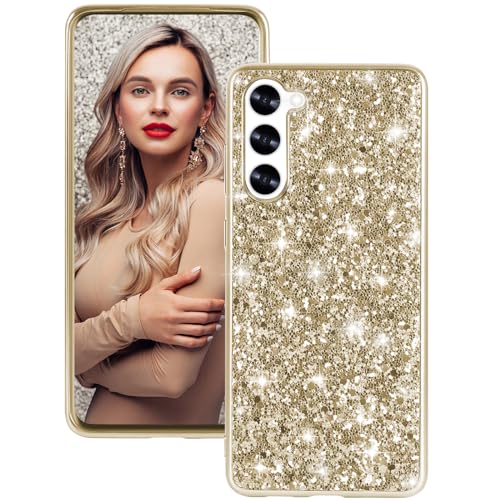Coque Samsung S24 Plus 5G antichoc et mate protection hybride en silicone rigide doré