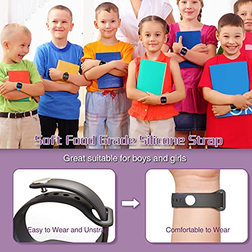 Kids Led Pedometer Watch, Digital Steps Tracker, Non-Bluetooth, Vibrating Alarm Clock, Stopwatch, Great Gift For Children Teens Girls Boys (Square- Blue) #TOP4