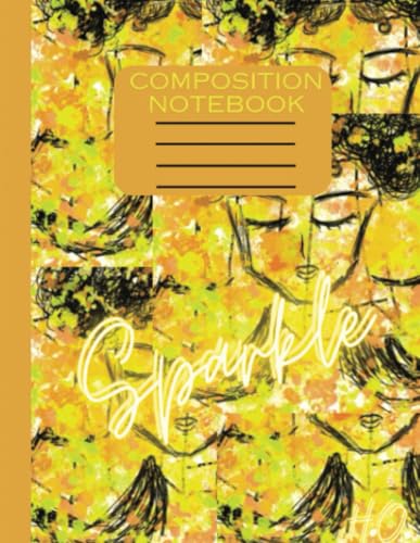 Sparkle! Cute Composition Notebook: 8.5 x 11 inch | College Ruled: 120 Lined Pages | Perfect Writing Book: School Supplies for Students, kids, teens, ... | College Notes: FUN JOURNAL! Unique GIFT! image 2