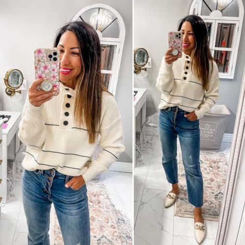 Image of SALENT Women's Casual Oversized Sweaters Loose Soft Chunky Knit Long Batwing Sleeve Pullover Sweater Outfit Sweatshirts Tops