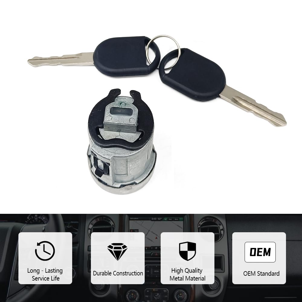 NEW FORD OEM Ignition Switch Lock Cylinder With 2 Transponder - Foto 6