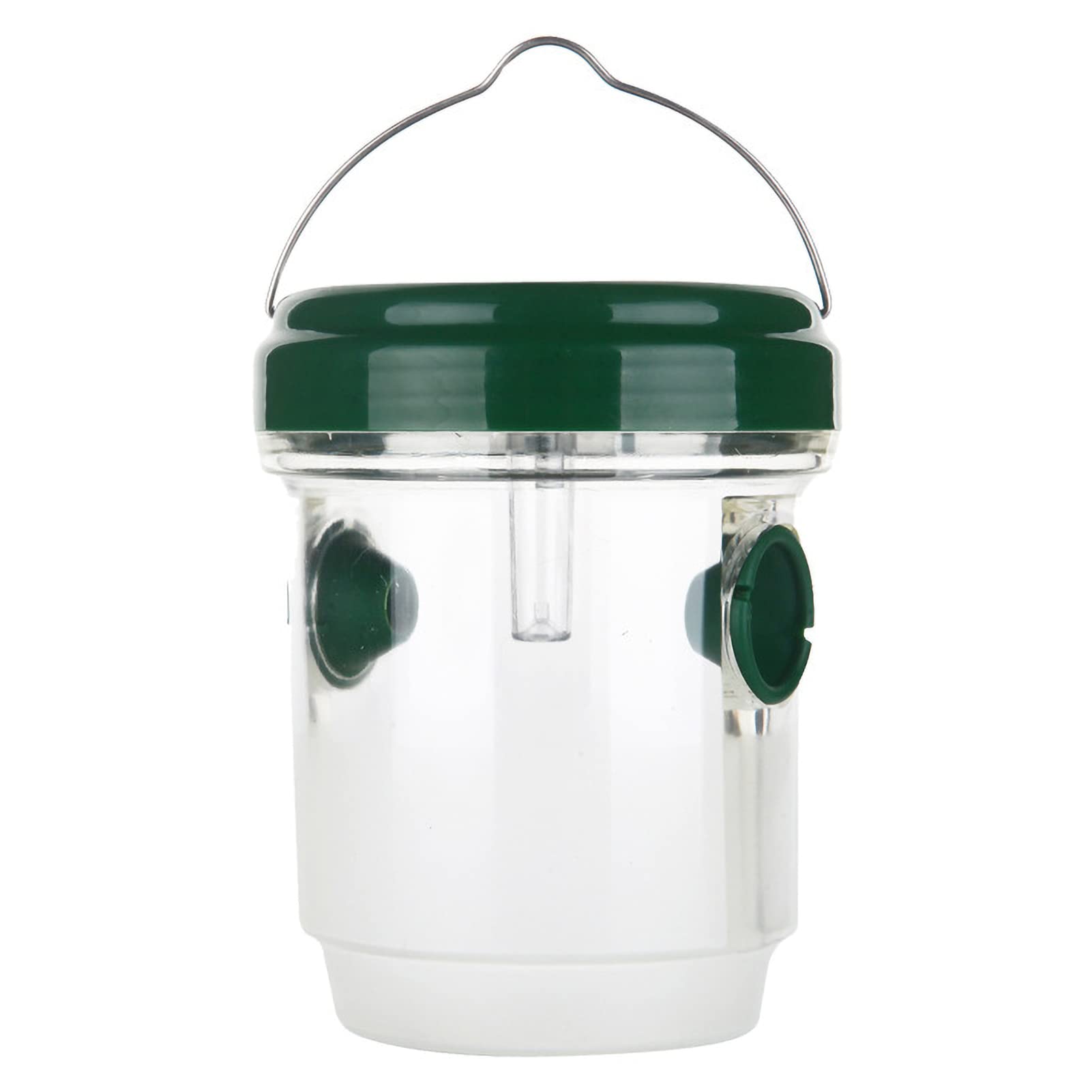 IrovamiSolar Bee Catcher with LED Light Transparent Wasp Trap Waterproof Insect Honey Bee Catcher Reusable Bumble Bee Trap for Garden Orchards Farms Beekeeper Tool Supplies Hive Tool