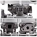 BFO T3 T4 T04E Turbo Turbocharger with Gaskets for 4/6 Cylinder 1.5L 2.5L Engine, for Honda Civic 1990-2015 CRX 1988-1991, for BMW 318i 1993-1999