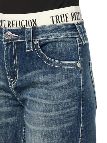 True Religion Women's Elastic Brief Bobbi Baggy Jean3