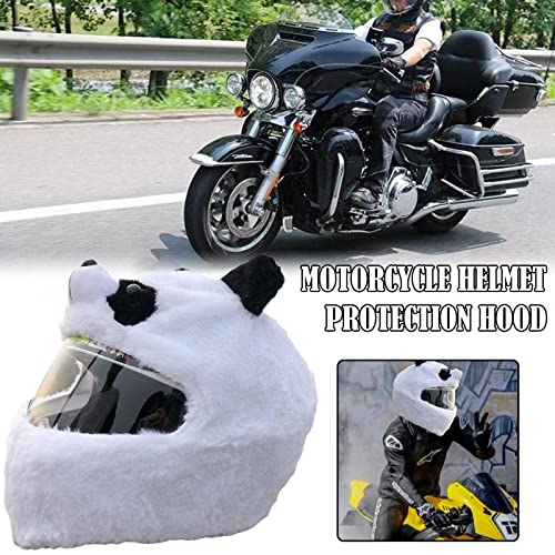 Shoud Plush Animal Motorcycle Helmet Covers Full Face Helmets Christmas Hat Gift For Motorbike & Rides Gift Fun Motorcycle Helmet Y5D3 #TOP1