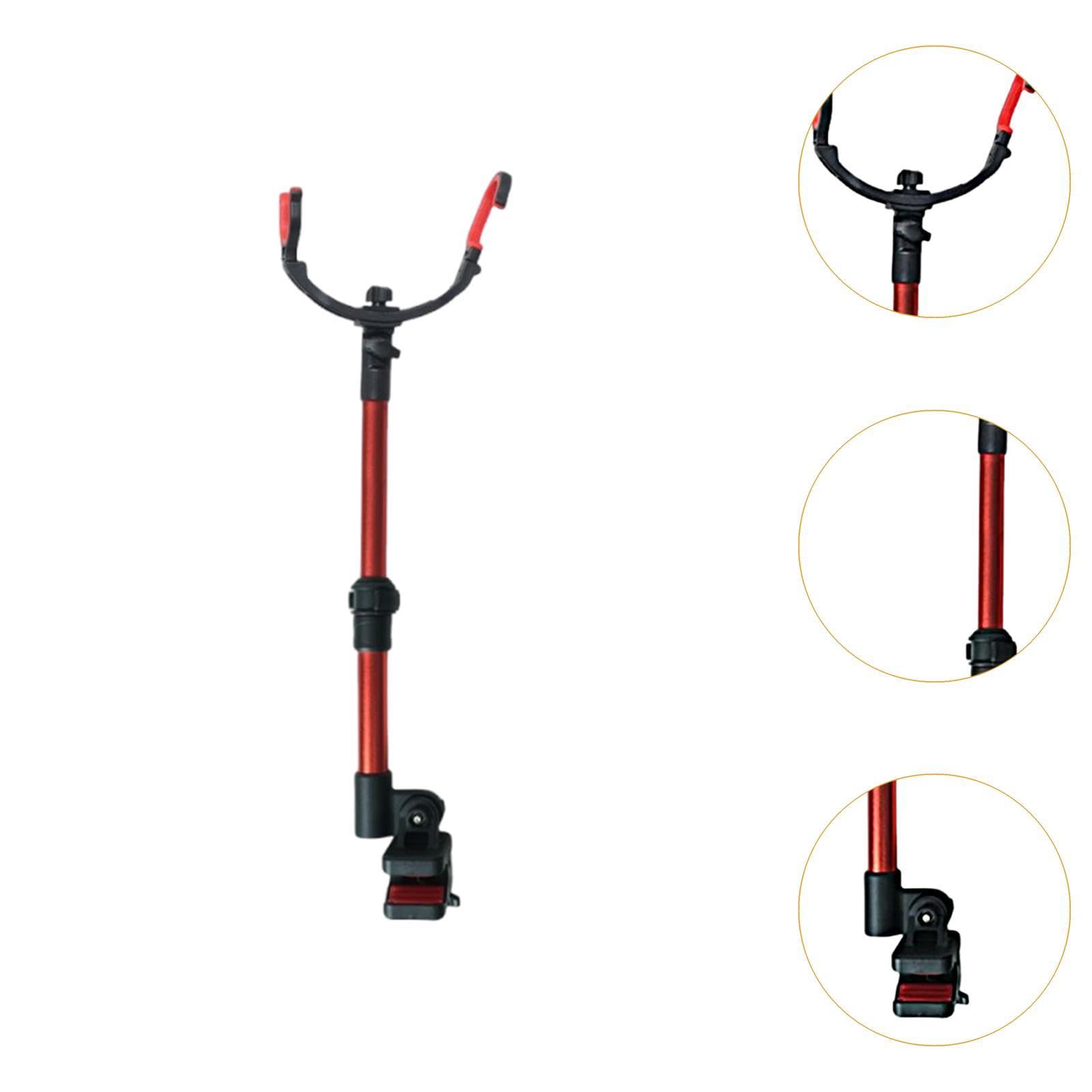 Support de Canne à Pêche pour Chaise, Support de Perche Télescopique pour Station d'accueil