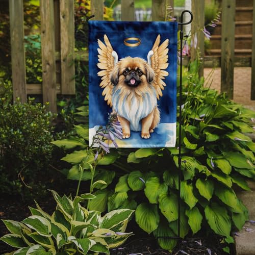 Caroline's Treasures DAC7048GF Pekingese My Angel Garden Flag Mailbox Flag Decorative Yard Flag Banner Outside Patio Artwork Yard Flower Beds, Garden Size, Multicolor by Caroline's Treasures - Used condition - US$7.59