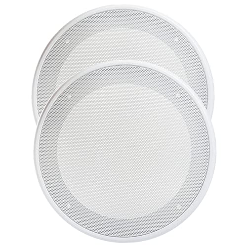 CAXUSD 車用スピーカーグリル サブウーファーメッシュカバー オーディオアクセサリー 冷間圧延鋼製 車用スピーカーネット