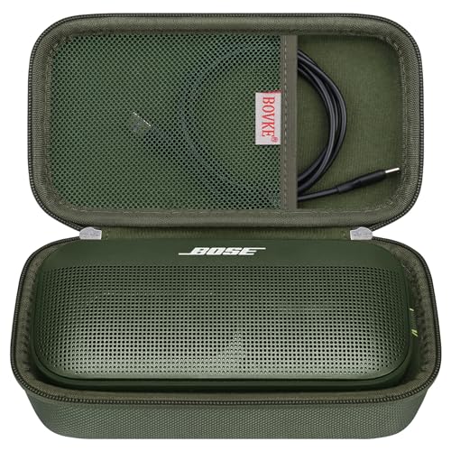 Housse soundlink Flex Bose soundlink Flex étui rigide voyage protection avec poche vert cypress