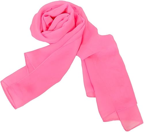 Chiffon Scarf Head Wrap Evening Shawls Wraps for women Plain Colors