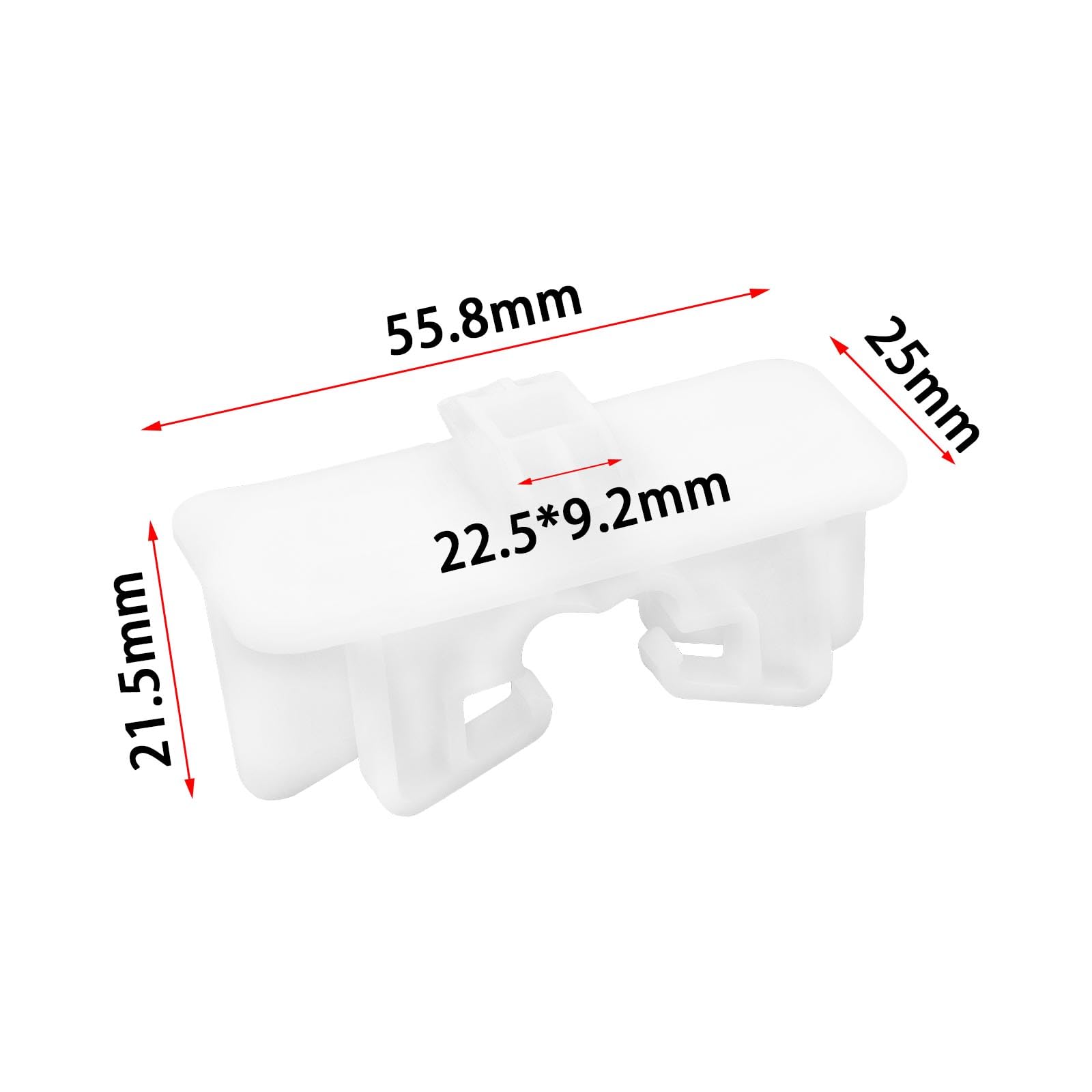 Kit Reparación Faros Clips De Montaje Para Faros Delanteros De Coche - Compatible Con Ford Fiesta, KA, EcoSport - Pack De 2 Clip Montaje Faros