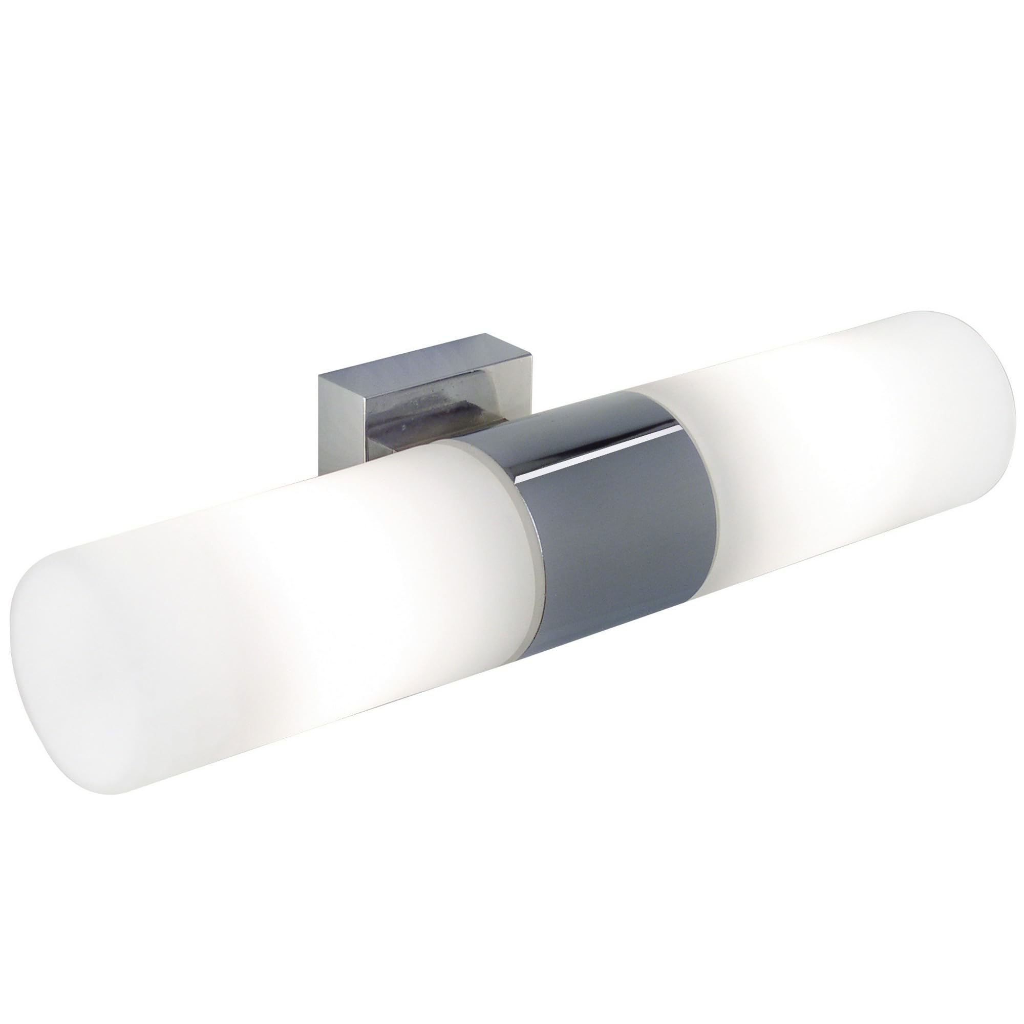 Nordlux Light/Silver Tangens Double | Wall | Chrome - Glass - 1