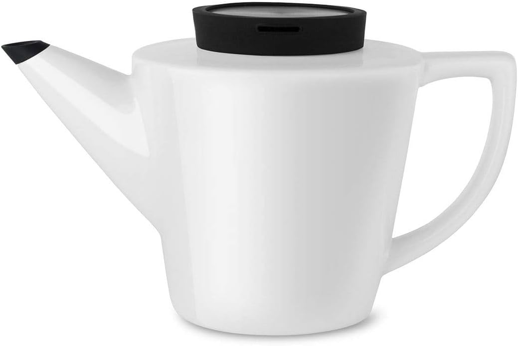 Viva Scandinavia Viva Infusion Porcelain Teapot-Large, White, 23.8 x 13.5 x 14.5 cm