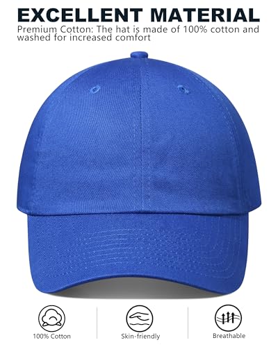Image of GADIEMKENSD UPF 50+ Outdoor Hat Folding Reflective Running Cap Unstructured Sport Hats for Men & Women