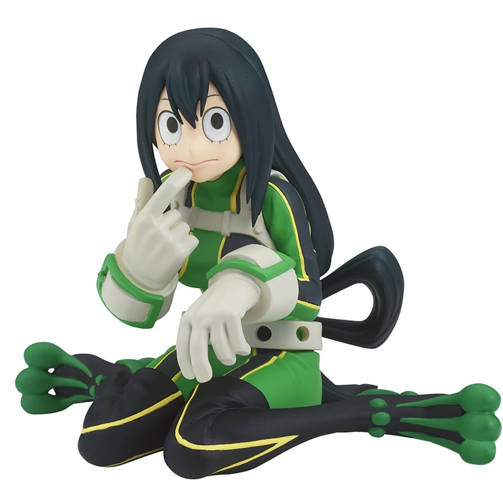Xinchangda MHA Asui Tsuyu Figure Anime Asui Tsuyu Character Statue 10cm PVC Model MHA Action Figure Statue Desktop Decoration Manga Collectible Ornament