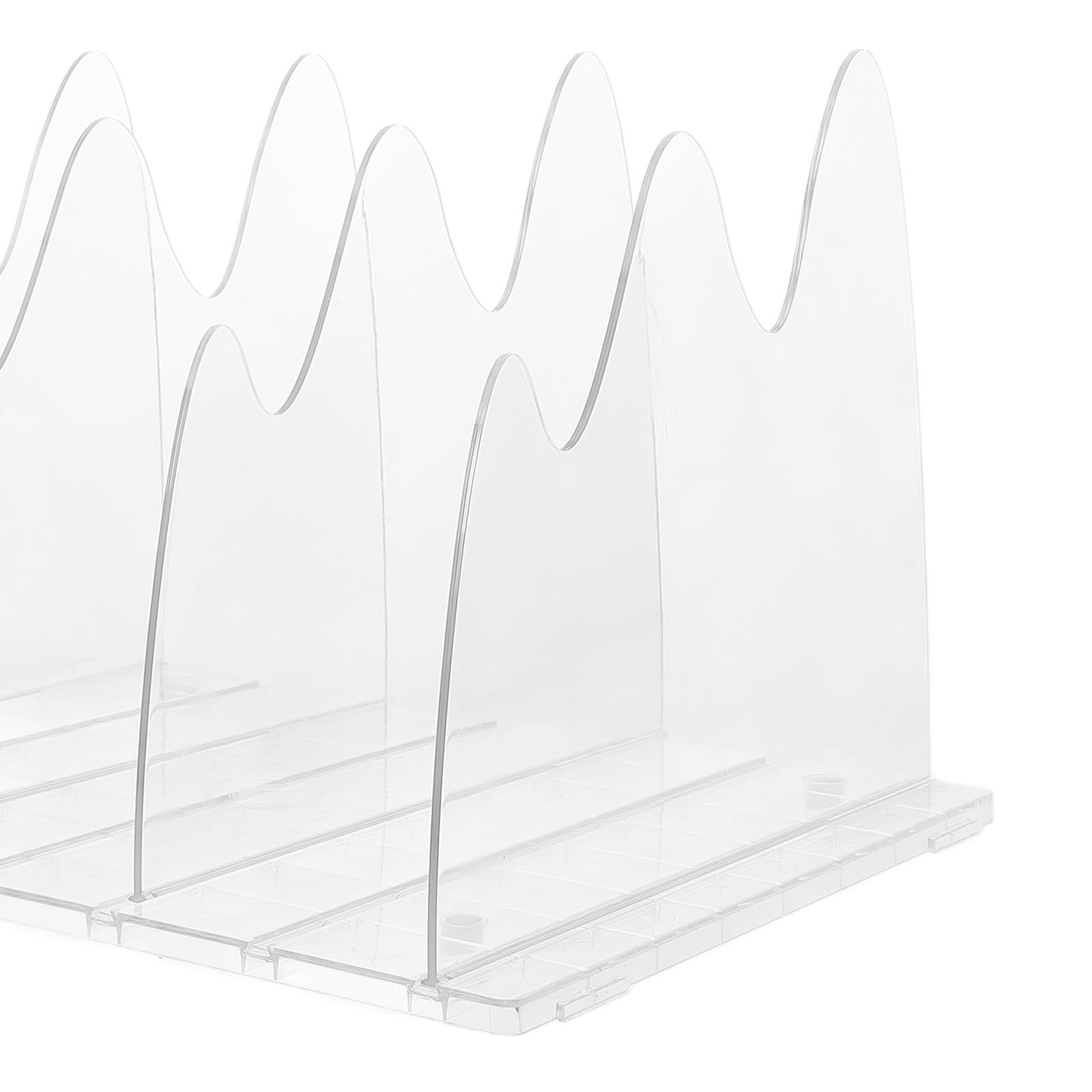 Separador de Estantes para Armario, Divisor de Estantes Transparente, Plástico, Ligero, No se Deforma Fácilmente, para Ropa y Bolsos, Hogar y Dormitorio