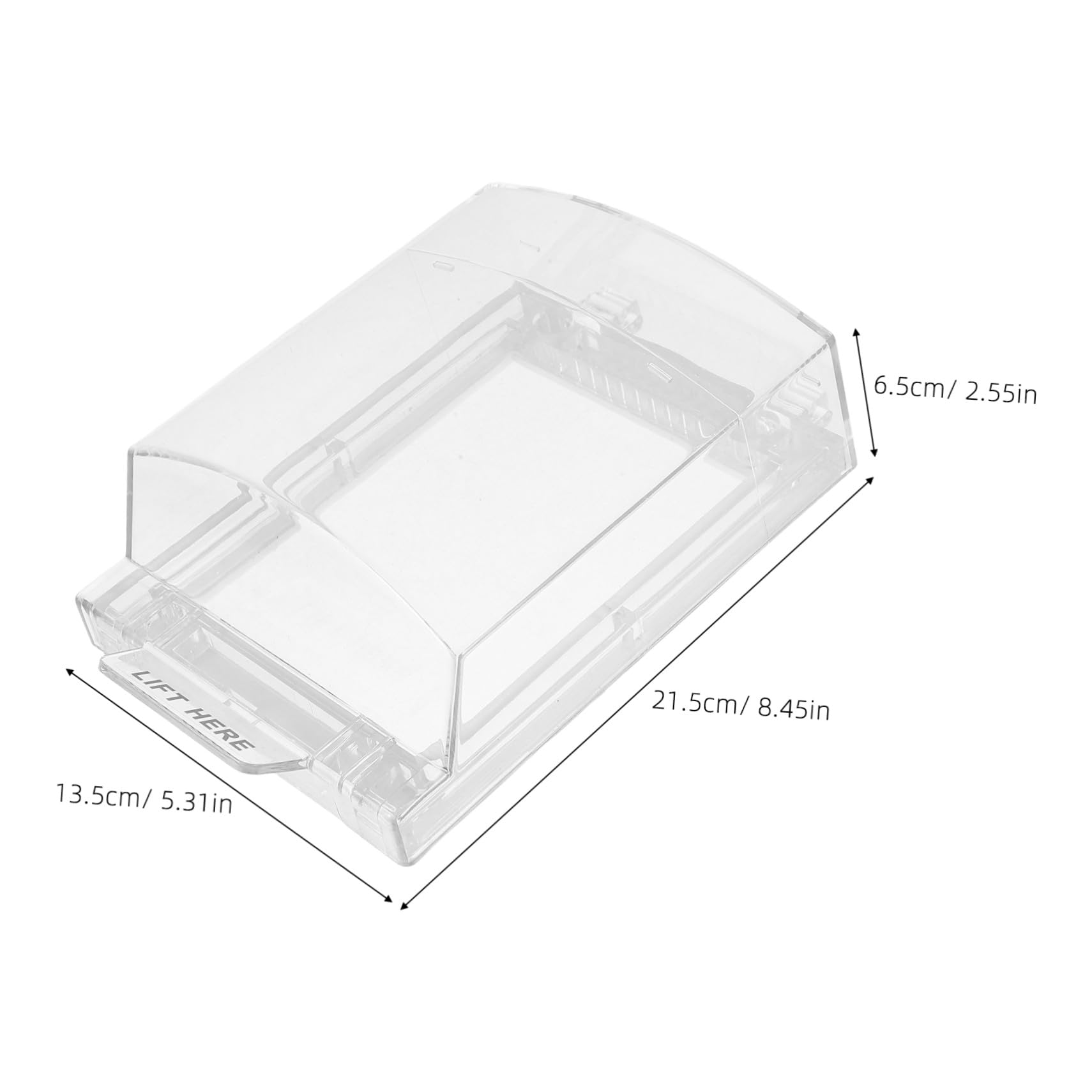 Protector de para Botón de Alarma Manual Funda Resistente para Interruptor de Reinicio de Protección para Puntos de contra Fuego Uso Interior y Exterior Escuelas y Oficinas