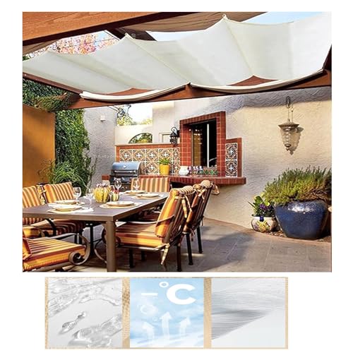 Couverture d'ombrage extérieure de remplacement étanche pour votre terrasse - 5