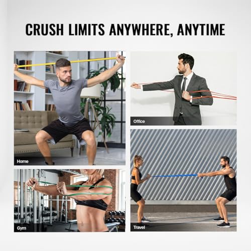 Image of Wiselife Elasticized,Fabric Resistance Power Band, Pull Up Assistance Bands, Workout Bands, Exercise Bands, for Legs, Working Out,Muscle Training,Pull Up Assist Upto 7Kg-60 Kg (Set of 3)