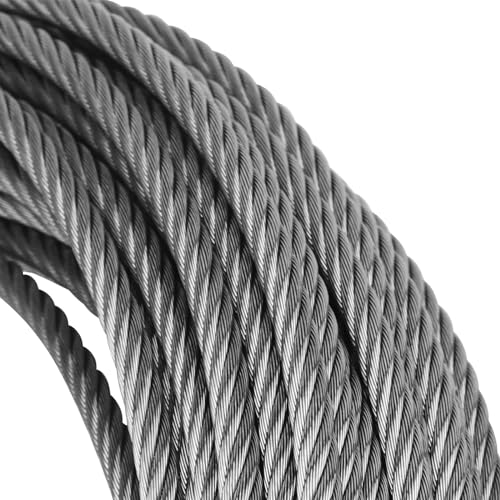 Image of Stainless Steel Wire Rope Cable for Hoisting (1.5MM Diameter, 100 Mtrs Length)