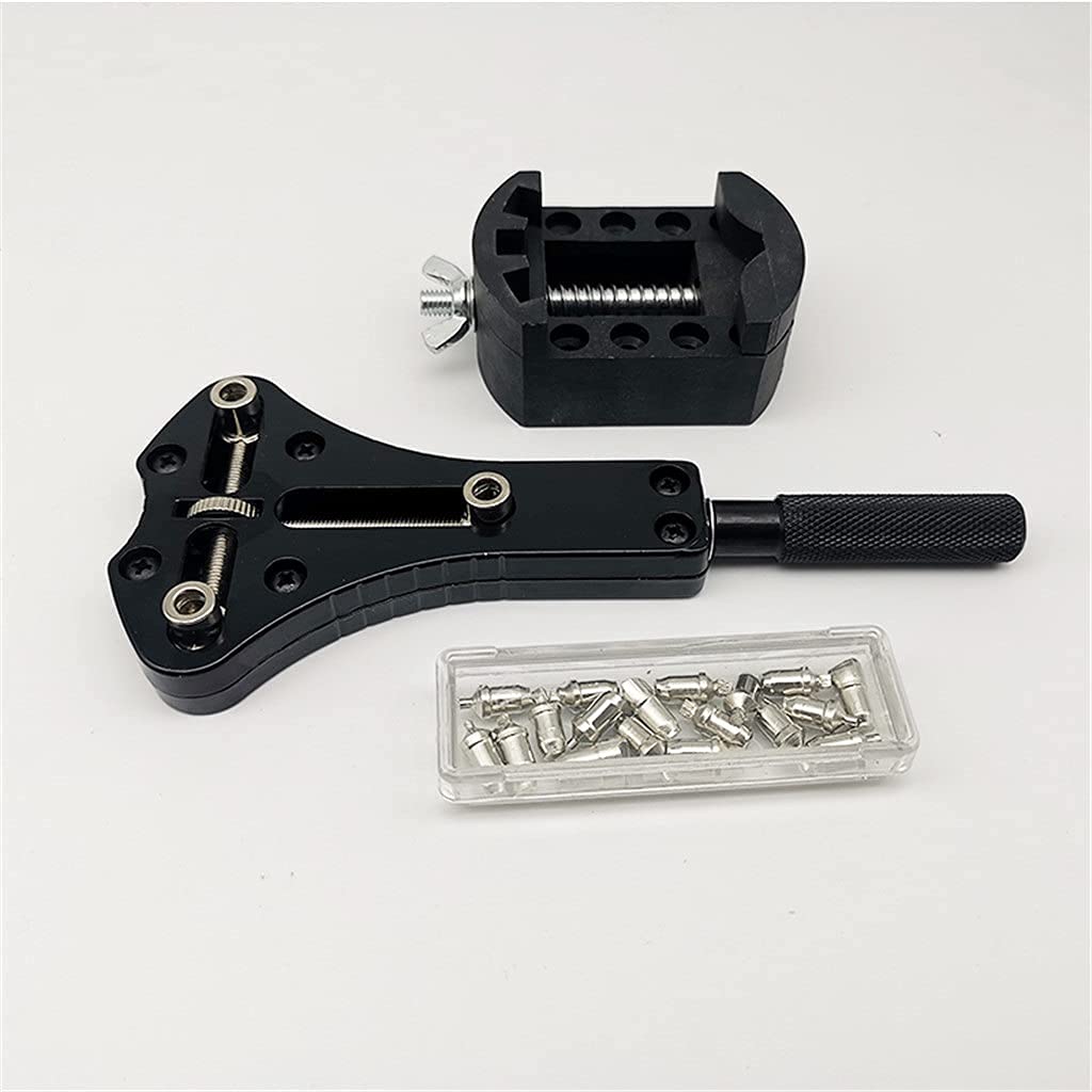 SePkus Herramientas para Relojes Correas Reparación Junta Lubricante Tornillo Banda Kit Movimiento Cuero (B)