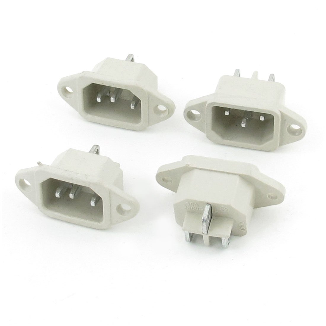 Aexit 3 Prese Di Alimentazione Maschio C14 250V 10A – Connettore Ingresso Per Fornello Riso, UPS E Apparecchiature (5x2.1x2.8cm)
