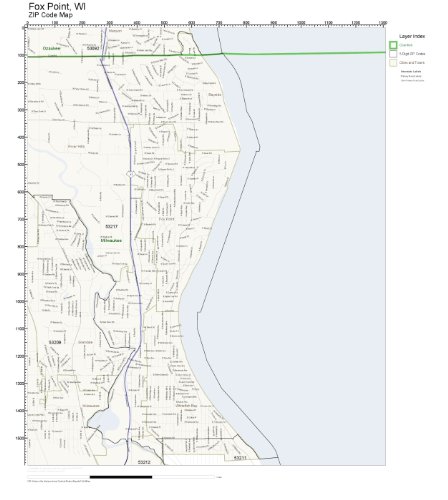 Zip Code Wall Map Of Fox Point Wi Zip Code Desertcart Sri Lanka 5134N8vXDcL 