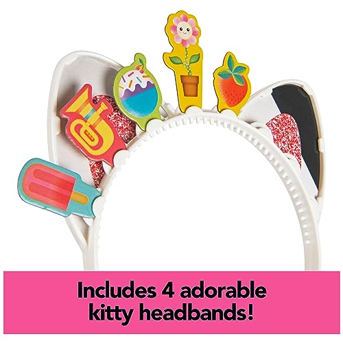 Image of Gabby's Dollhouse, Meow-Mazing Board Game Based on The DreamWorks Netflix Show with 4 Kitty Headbands, for Families & Kids Ages 4 and up