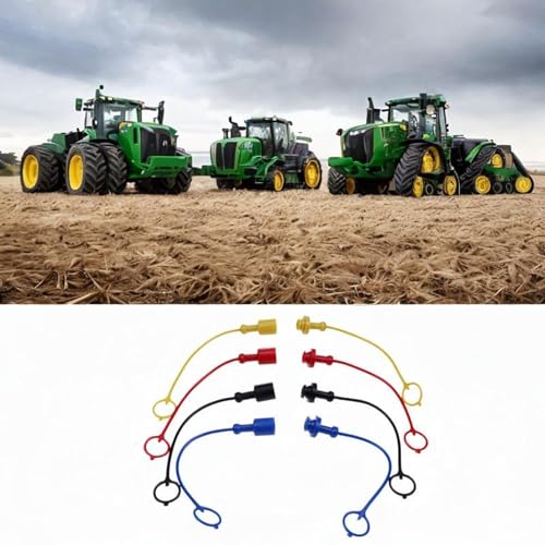 MagiDeal 1/4 inch Hydraulic Quick Coupler Dust Cap and Plug Set Quick Connect Practical Maintenance M132024 for W53375 1023E D120 D160