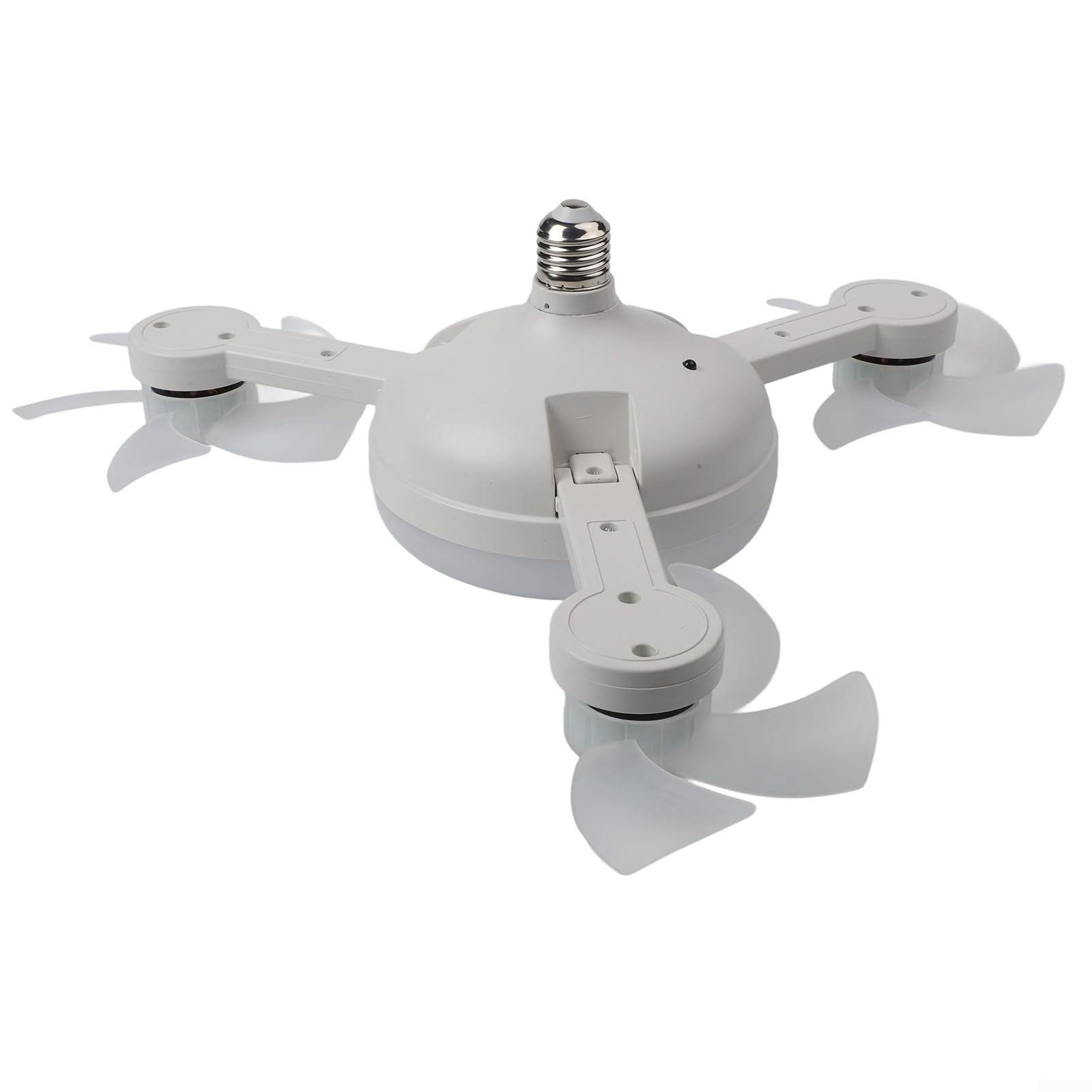 Ventilador de techo LED con control remoto y pared, diseño de eficiencia energética para hogares modernos (tres cabezales)