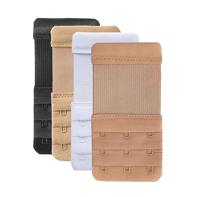 Women's 3 Hook Bra Extender, 3 Hook 3 Eye For Women, Save Your Bra Increase Band Length