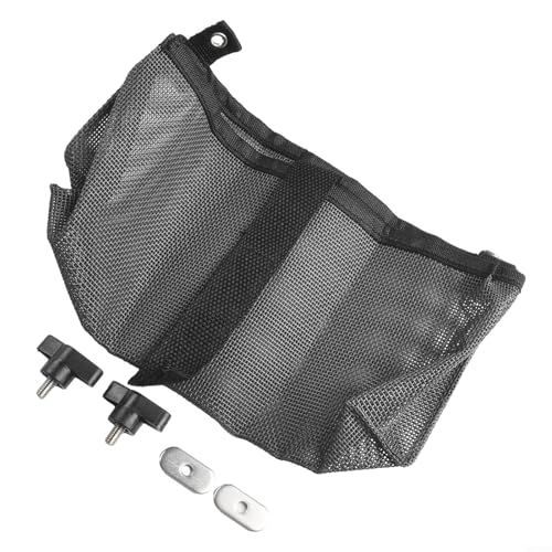 Vidonergy Boat Mesh Storage Pocket for, Canoe, Dinghy - Nylon Gear Organizer Bag with Side Net for Fishing Tackle, Water Bottles, Camping Accessories
