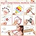 Baby Musical Instruments - Montessori Musical Toys for Toddlers 1-3, Wooden Percussion Instruments Set, Kids Preschool Educational Music Learning Toys, Birthday Gifts for Boys Girls (Pink)