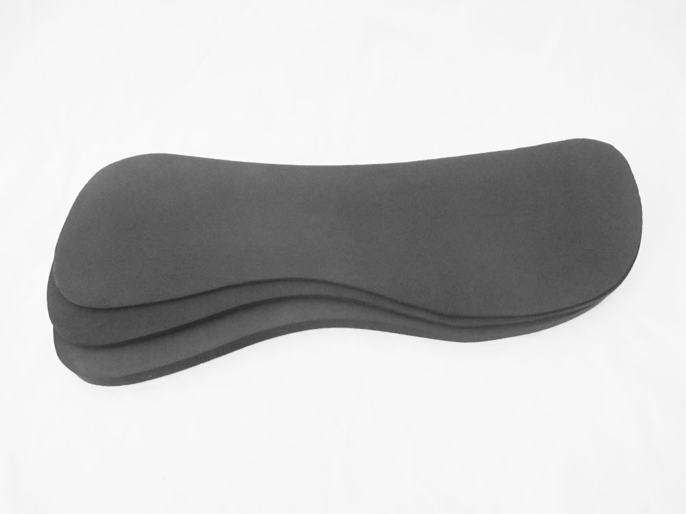 1 Paar Einlagen für Sattelunterlagen oder Pads, Verschiedene Formen und Materialien