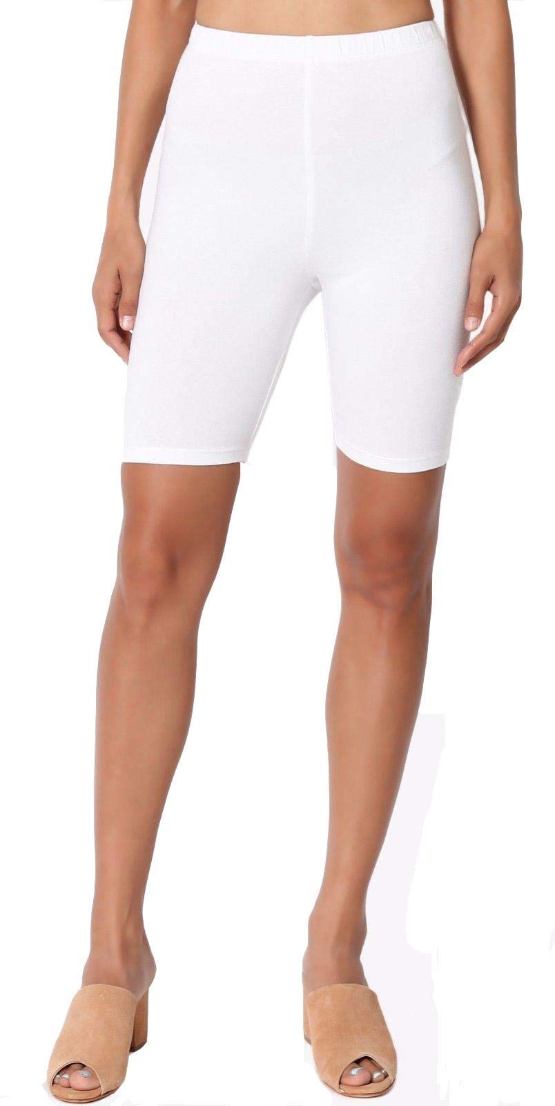 Crazy Girls Girls White Crazy Womens Cycling Shorts, Xxl (Uk 20-22)